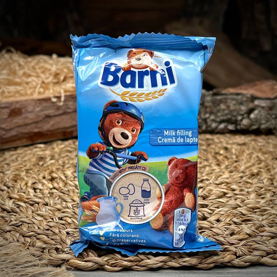 Пирожное с молочной начинкой "Barni" — фото 1