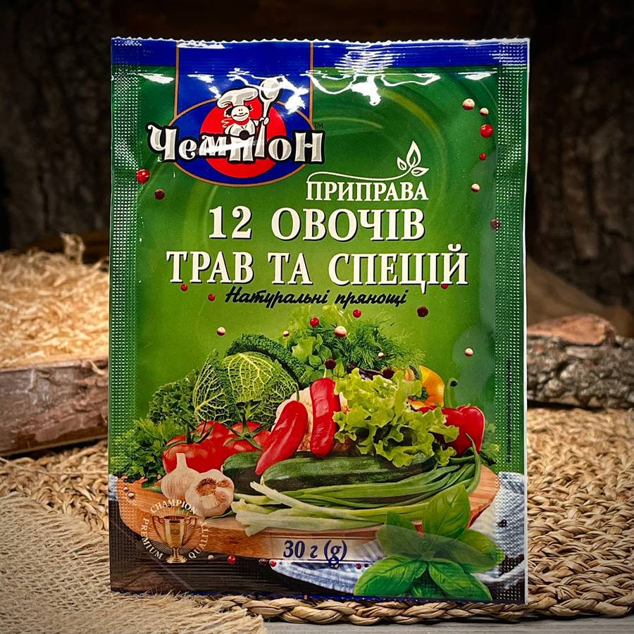 Приправа из 12 овощей, трав и специй "Чемпион" — фото 1