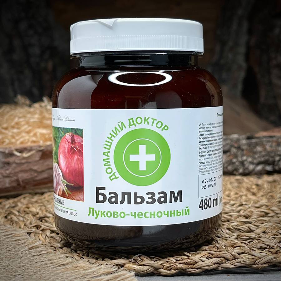 Бальзам для волос луково-чесночный "Домашний доктор" — фото 1