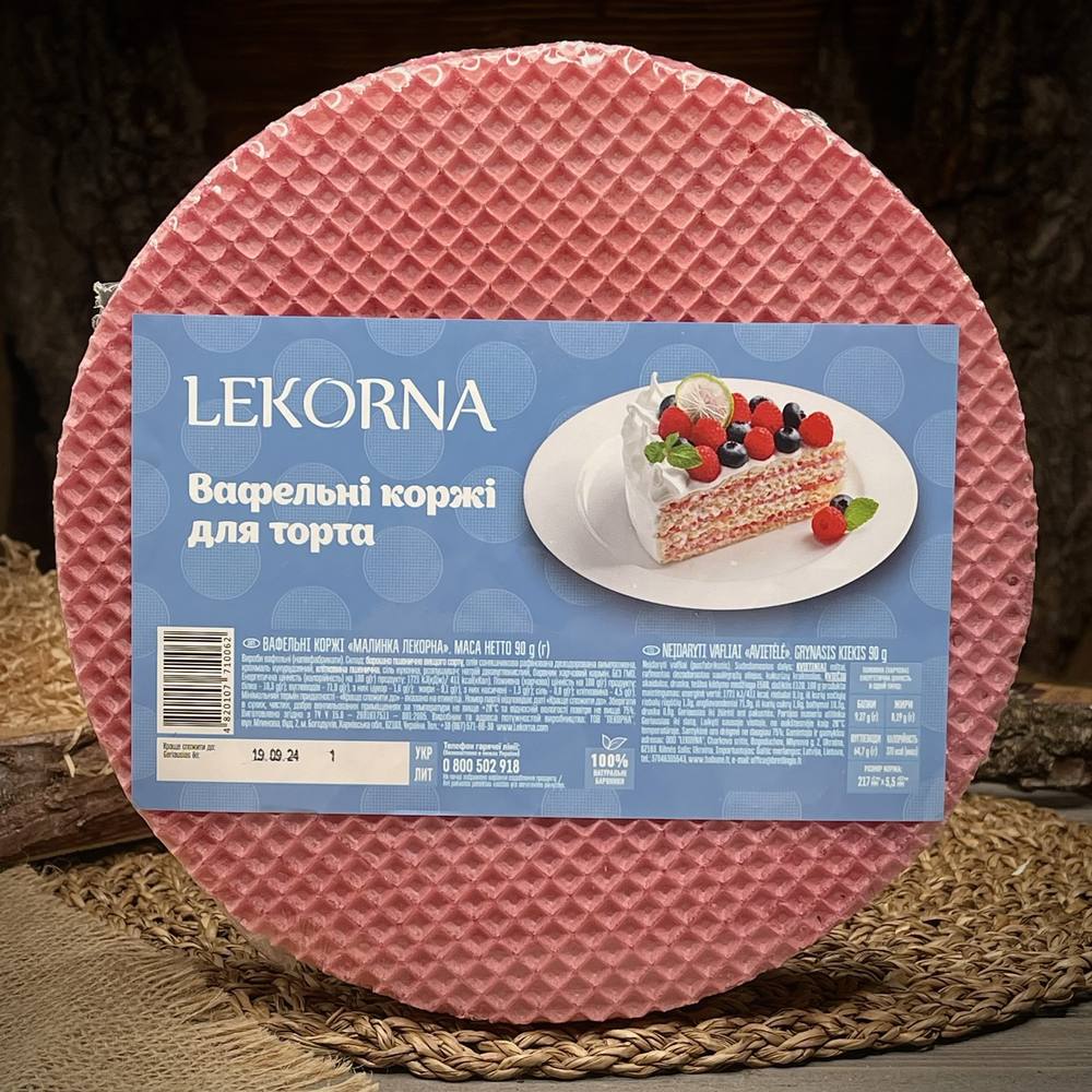Вафельные коржи для торта "Lekorna" — фото 1