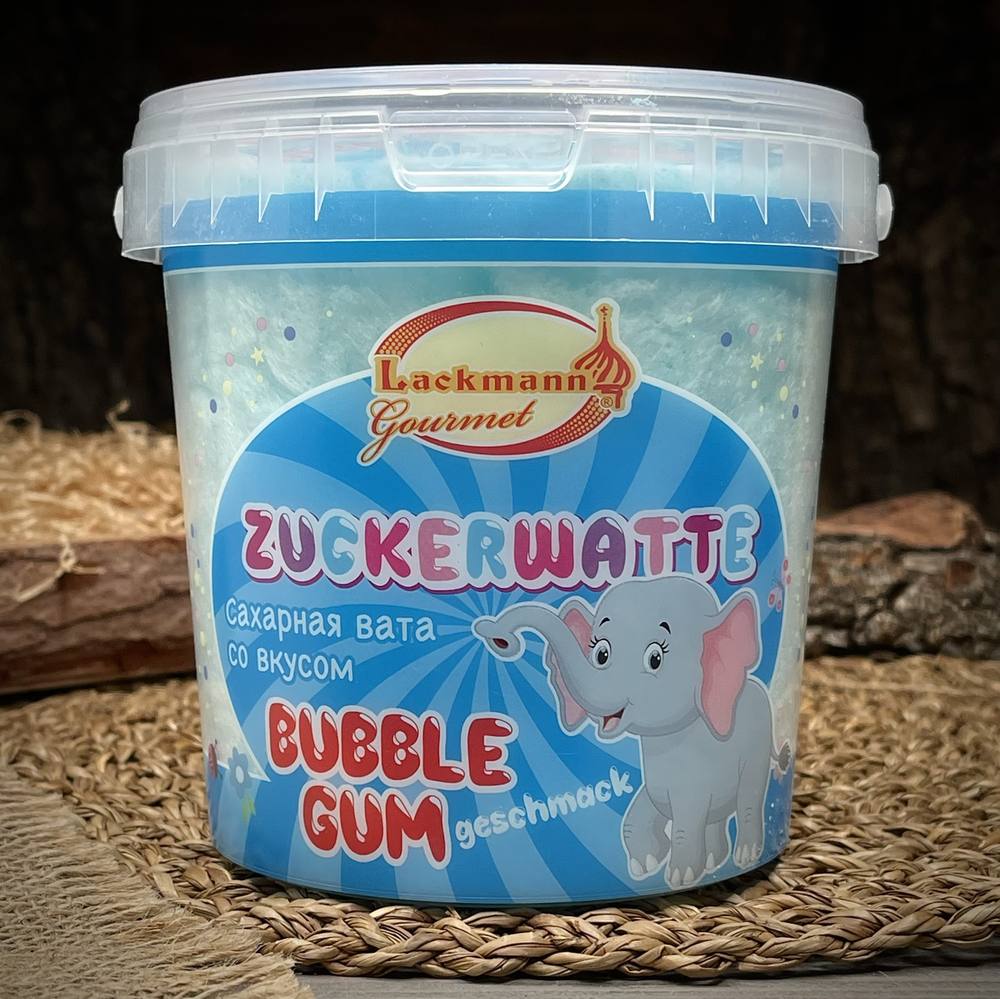 Сахарная вата со вкусом bubble gum "Lackmann" — фото 1