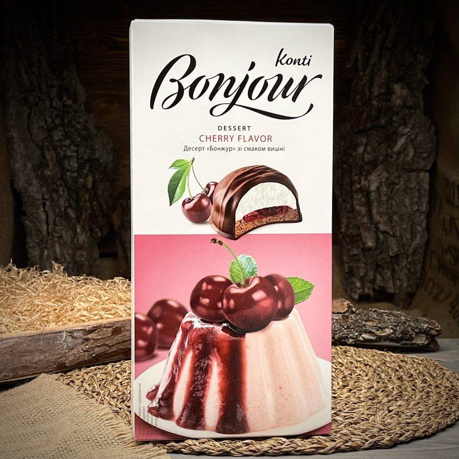 Зефир со вкусом вишни "Bonjour" — фото 1