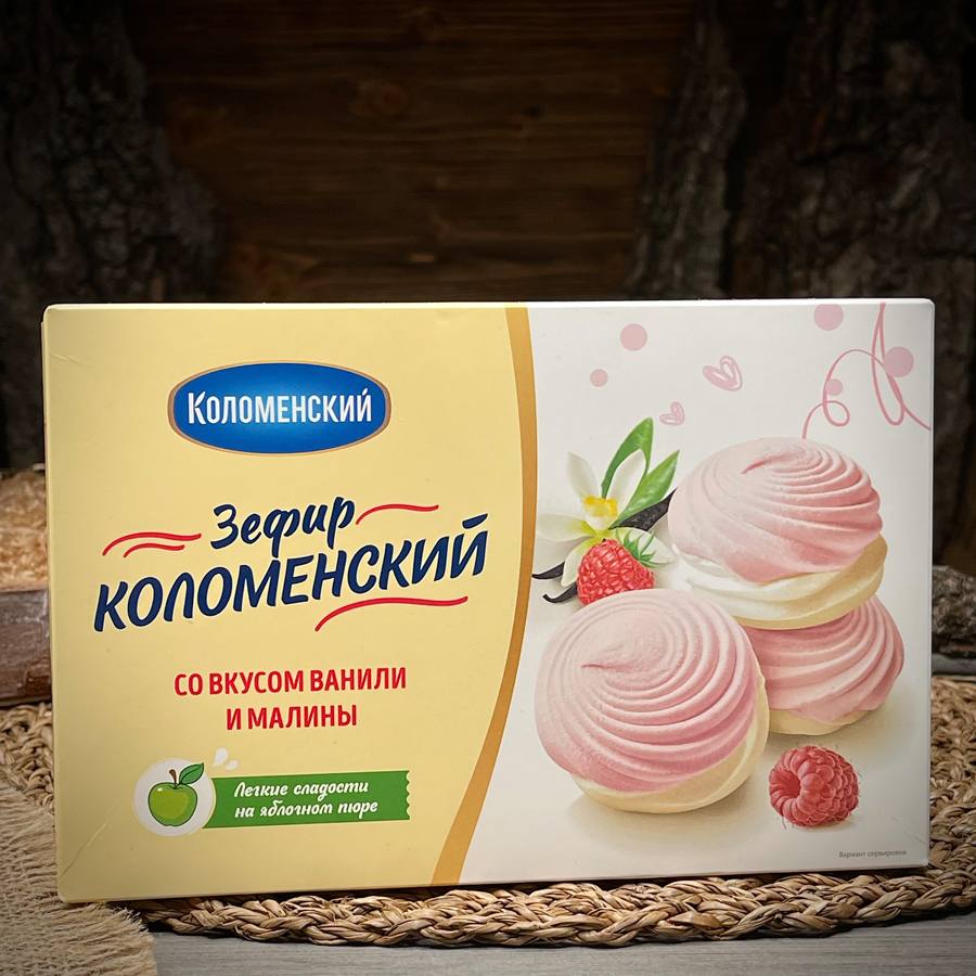Зефир со вкусом ванили и малины "Коломенский" — фото 1