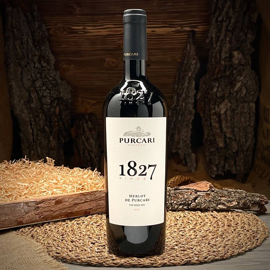 Вино красное сухое "Purcari Merlot" — фото 1