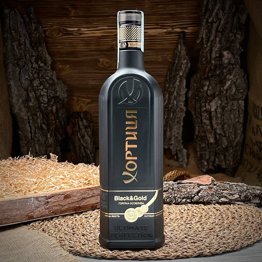 Водка Black and Gold "Хортиця" — фото 1