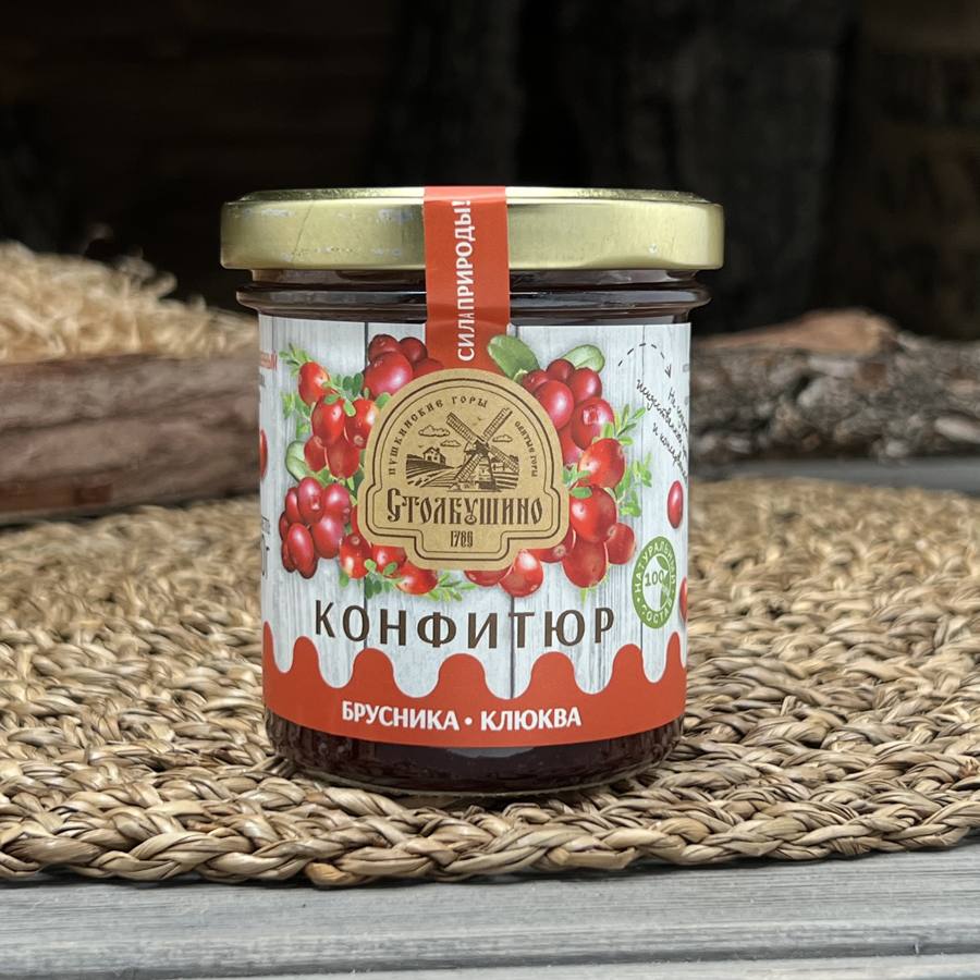 Конфитюр брусника-клюква — фото 1