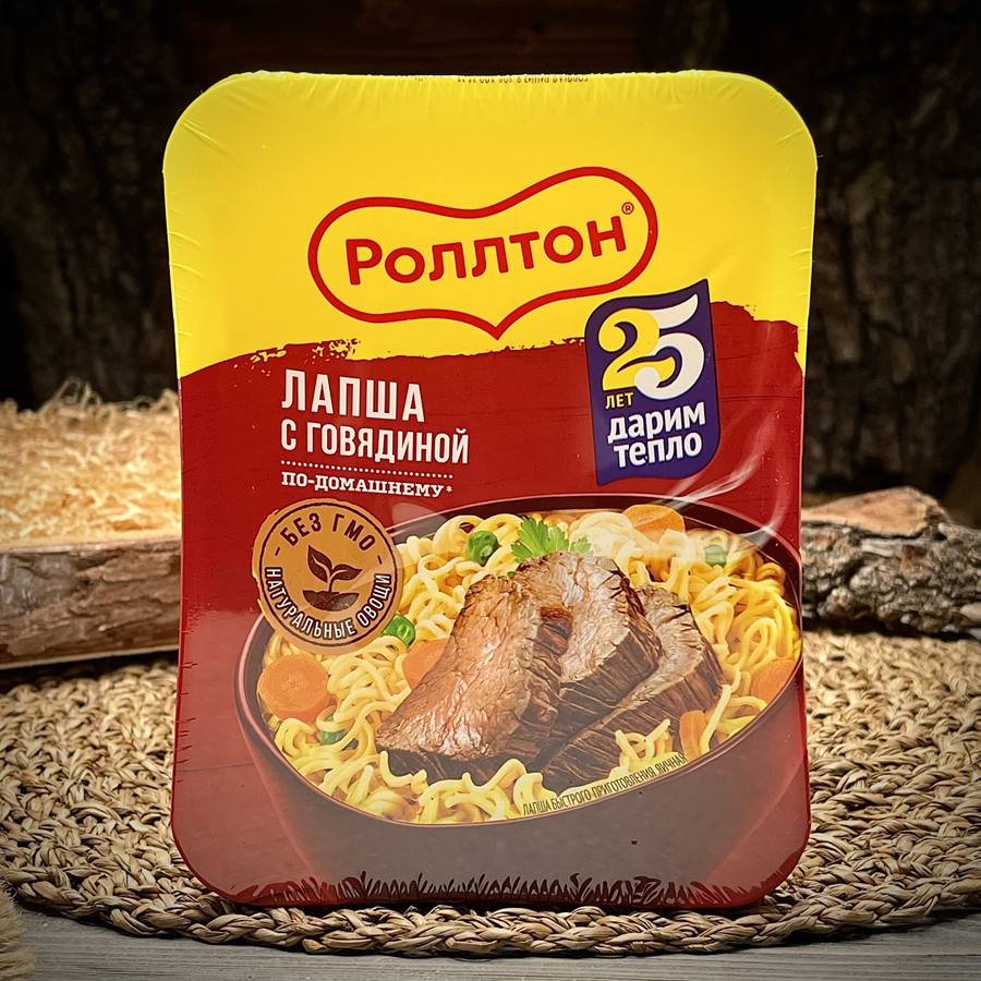 Лапша с говядиной Роллтон По-домашнему — фото 1