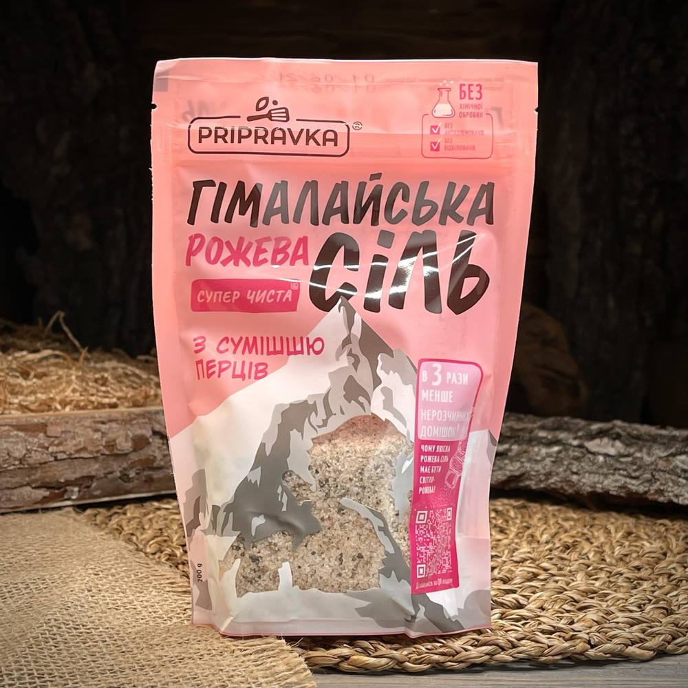 Гималайская розовая соль со смесью перцев "Pripravka" — фото 1