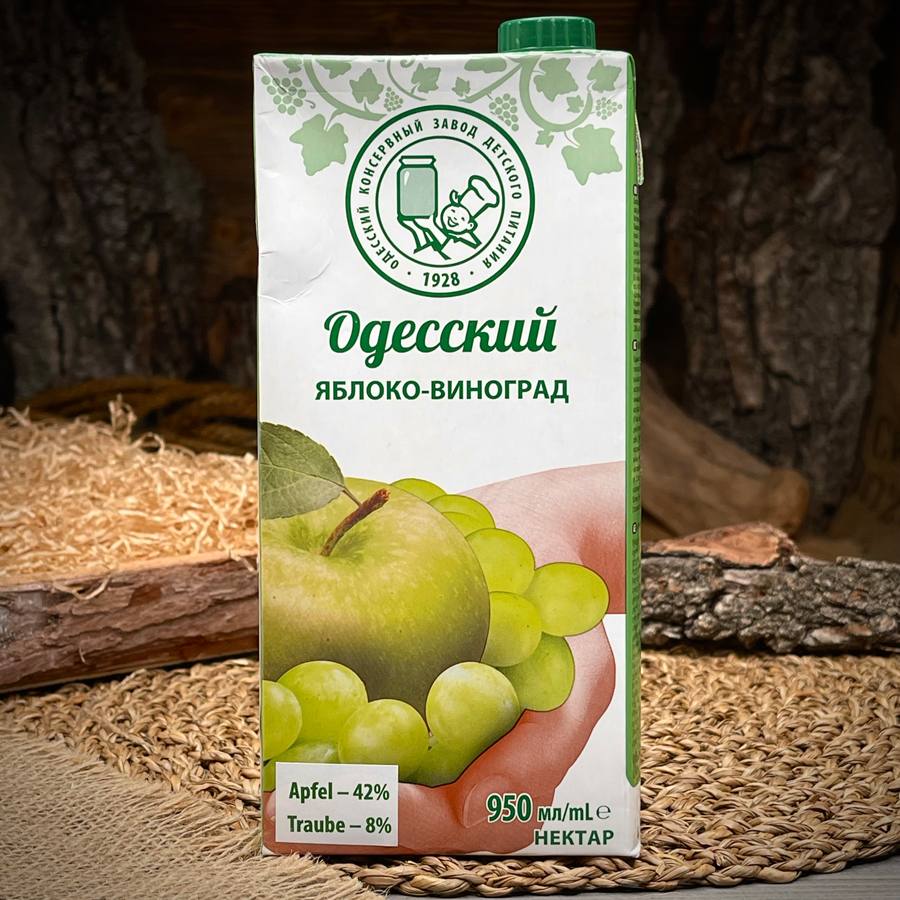 Нектар из яблока и винограда "Одесский" — фото 1
