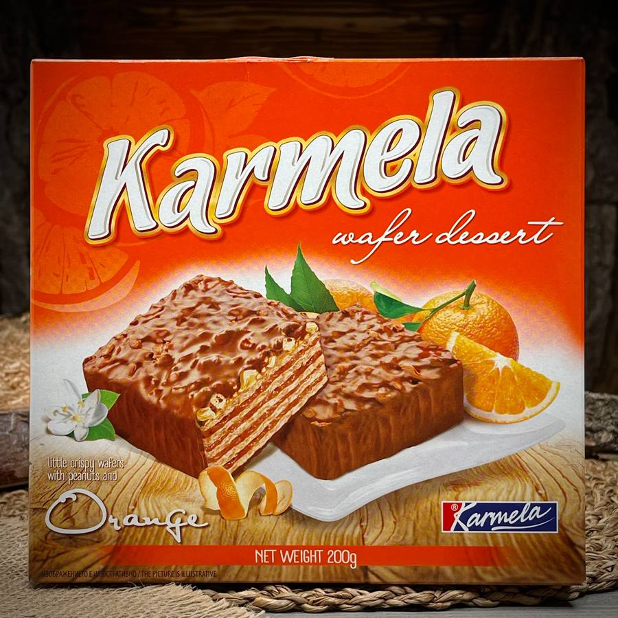 Вафельный торт с апельсином "Karmela" — фото 1