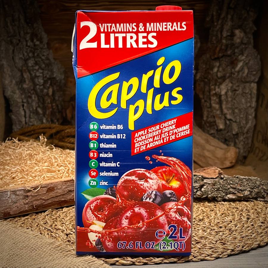 Сок из яблока, вишни и черноплодной рябины "Caprio plus" — фото 1