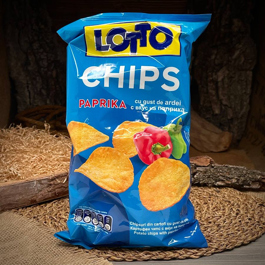 Чипсы с паприкой "Lotto Chips" — фото 1