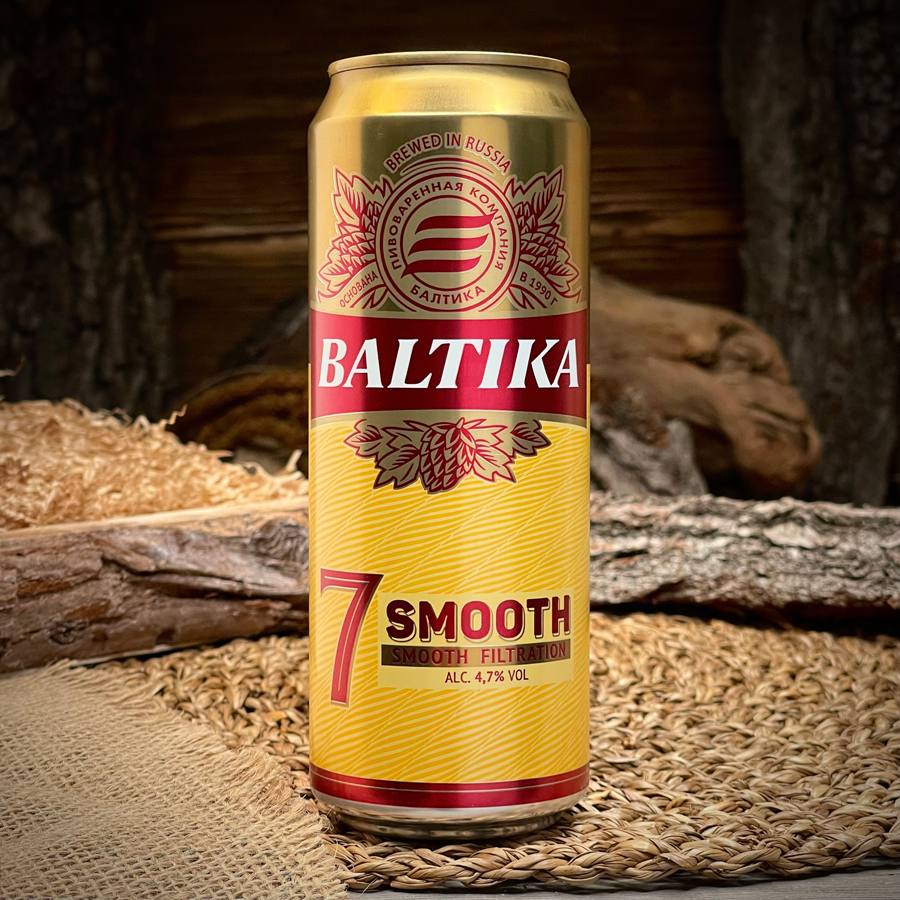Пиво светлое мягкое "Балтика 7" — фото 1