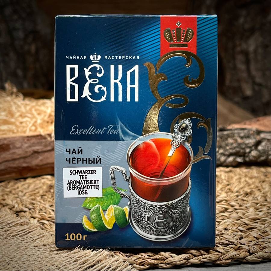 Чай черный с бергамотом "Чайная мастерская ВЕКА" — фото 1