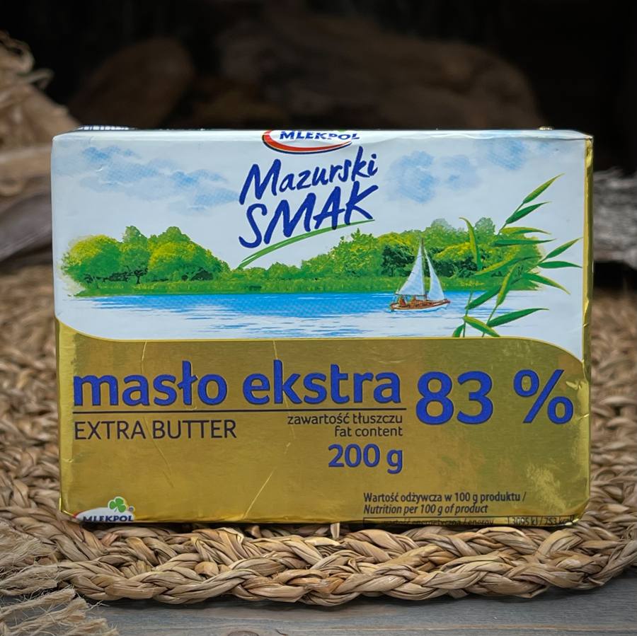 Масло экстра 83% "Mazurski smak" — фото 1