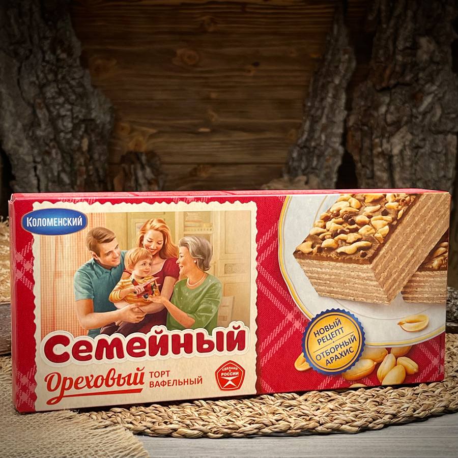 Ореховый вафельный торт "Семейный" — фото 1