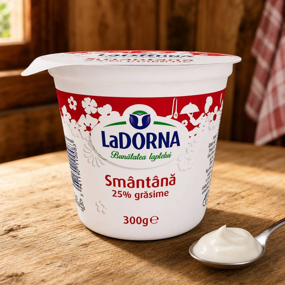 Сметана 25% LaDorna (Smântână 25%) — фото 1