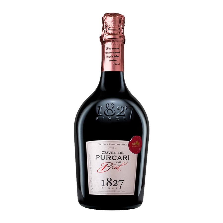 Игристое вино Cuvée de Purcari Brut Rosé 0,75 л — фото 1