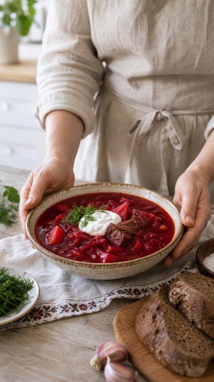Borscht ucraino classico