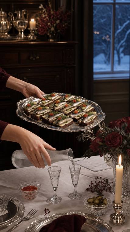 Tartine con caviale rosso — 7