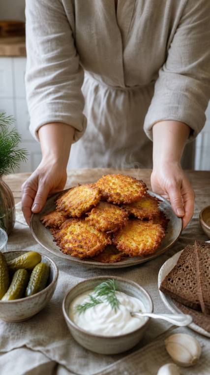 Deruny — frittelle di patate ucraine