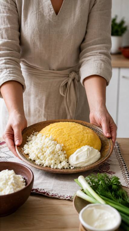 Mămăligă — la polenta rumena