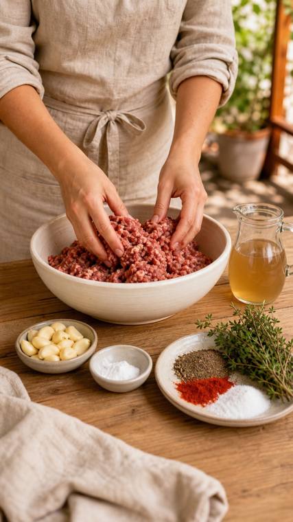 Ingredientele pentru mici