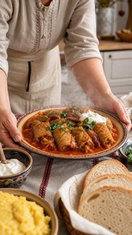 Sarmale — involtini in verza fermentata