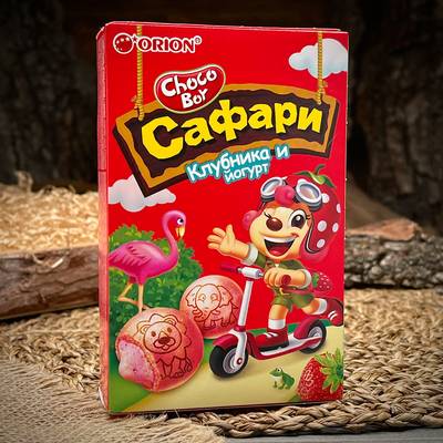 Biscotti ripieni alla fragola e yogurt "Safari"