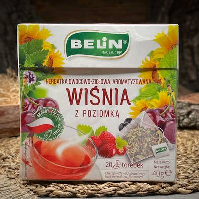 Tisana all'amarena e fragolina di bosco "Belin"