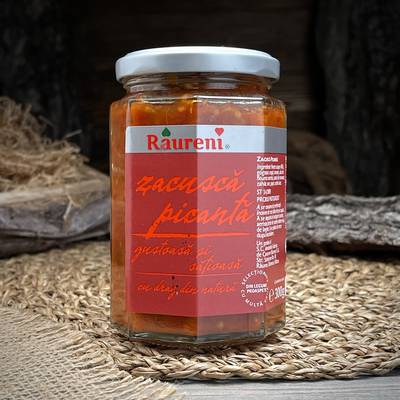 Гостра капоната з баклажанів «Raureni»