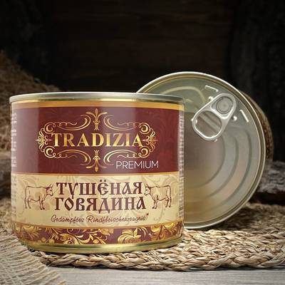 Manzo stufato in scatola Tradizia