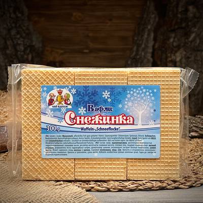 Wafer Snezhinka «Chai vdvoyom»