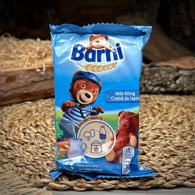 Merendina con ripieno al latte "Barni"