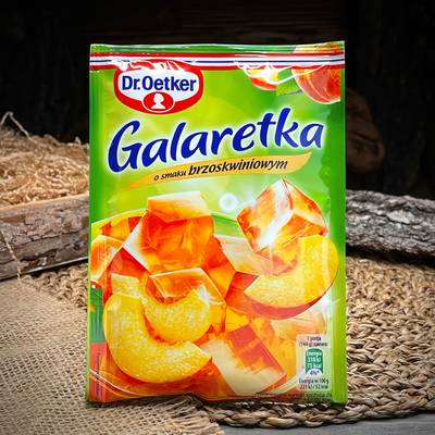 Желе со вкусом персика "Dr. Oetker"