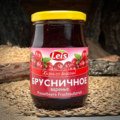 Брусничное варенье "Leis"