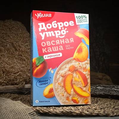 Овсяная каша с персиком "Увелка"