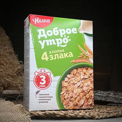 Хлопья четыре злака "Увелка"