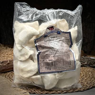 Vareniki con patate e ciccioli "Family Farm"