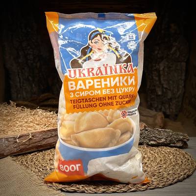 Colțunași cu brânză de vaci, fără zahăr „Ukrainka”