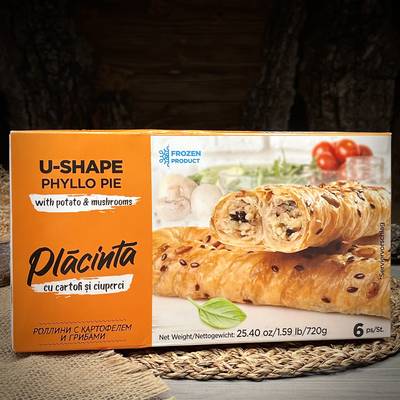 Rulouri cu cartofi și ciuperci „U-shape”