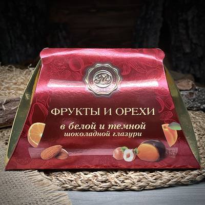 Фрукты и орехи в шоколадной глазури "Микаэлло"