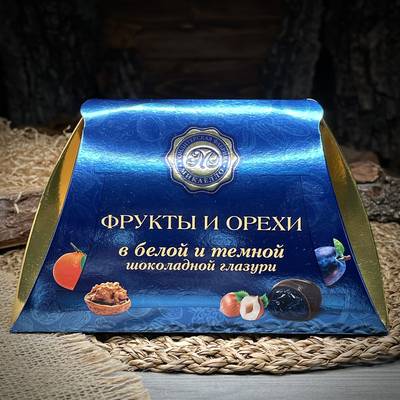 Фрукты и орехи в шоколадной глазури "Микаэлло"