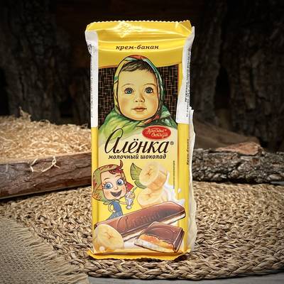 Шоколад с бананом “Аленка”
