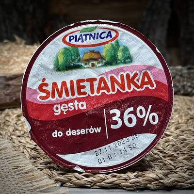 Сметана "Piatnica"