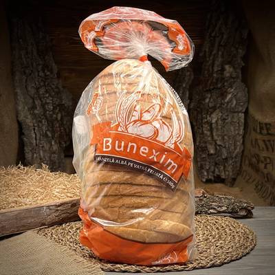 Белый нарезной хлеб "Bunexim"