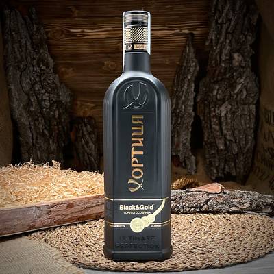 Водка Black and Gold "Хортиця"