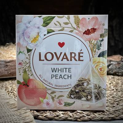 Tè bianco alla pesca Lovare 30 g