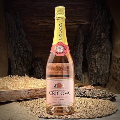 Вино игристое розовое брют Cricova 0,75l
