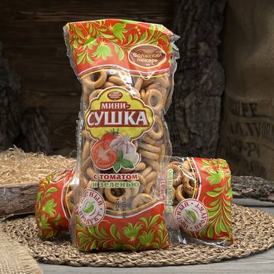 Мини-сушки с томатом и зеленью 180гр.